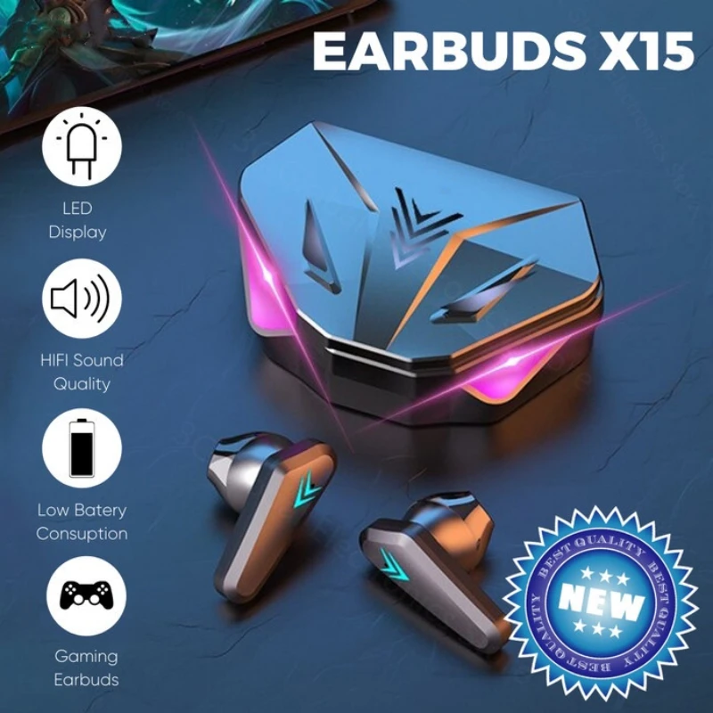 1PCS X15 TWS X15 Pro 무선 이어폰 5. - Esports Gaming Gear 리뷰 및 가격